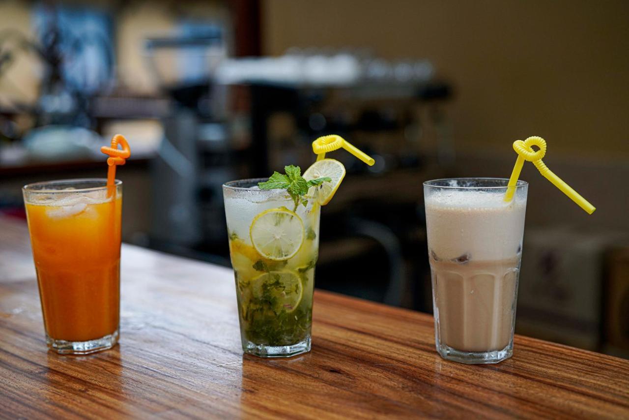 Bar Peepal Resort Pokhara Exteriör bild A selection of Vietnamese drinks