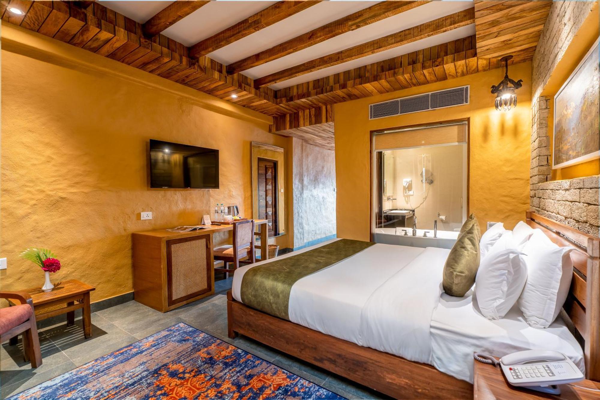 Bar Peepal Resort Pokhara Exteriör bild Deluxe Room